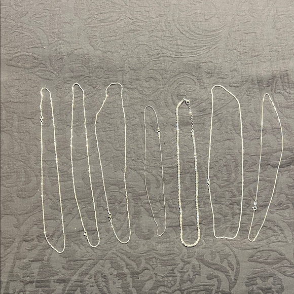 Elegant Silver Necklace Set - Picture 1 of 1